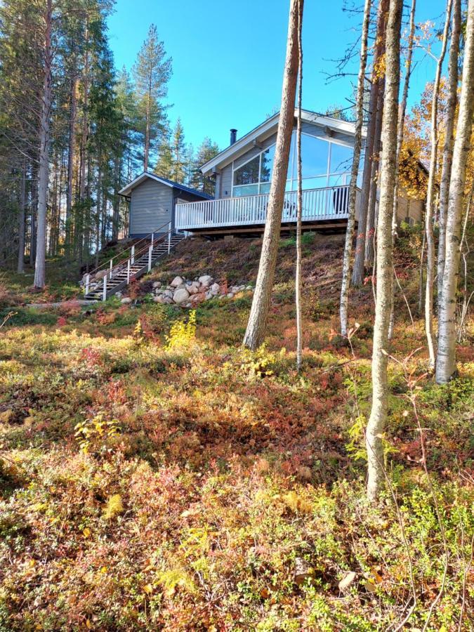 Villa Sirius Sieri, Nice Log-Cottage By The Lake Rovaniemi Bagian luar foto