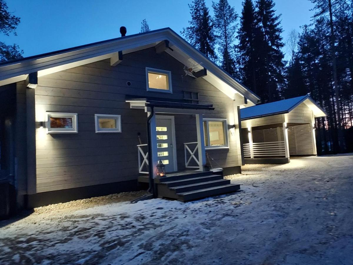 Villa Sirius Sieri, Nice Log-Cottage By The Lake Rovaniemi Bagian luar foto